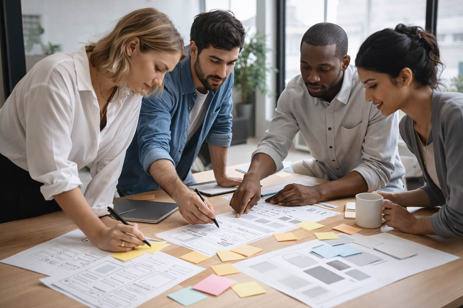 UI UX Design Agency 3 UI UX design agency running a UX discovery workshop